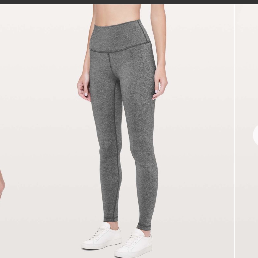 Lululemon gray wunder under leggings 28” 2
